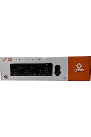Qparts Qpart W100 2.4 Ghz Kablosuz Klavye & Mouse Set