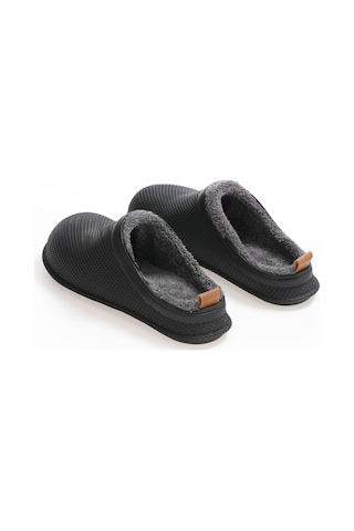 Gezer Kışlık Islak Zemin Erkek Terlik (554652418) Siyah