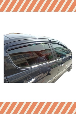 Peugeot 407 Tüm Modellerine Özel 4'lü Mügen Tip Cam Rüzgarlığı