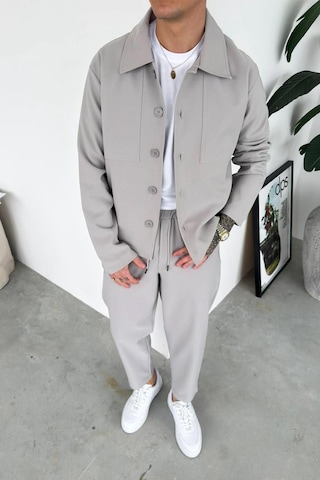 Taş Patch Detaylı Relaxed Fit Boxy Ceket Taş