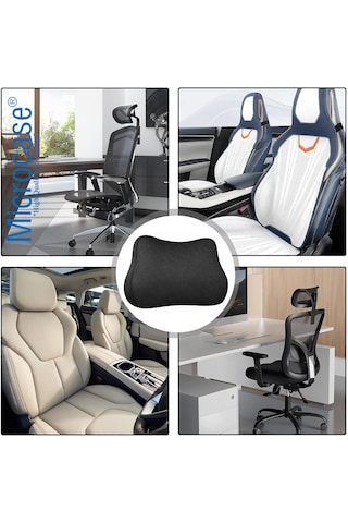 Microcase Ortopedik Memory Foam Nefes Alabilen Kumaş Oto Ve Koltuk Sırt Dayama Minderi Al5520