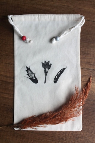 20x30cm - 2 Adet Keten Bakliyat Çok Amaçlı Kese - Saklama Torbası