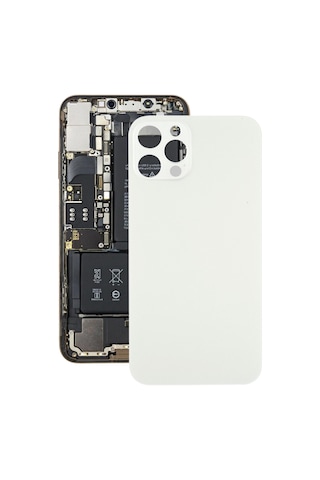 Apple Uyumlu iPhone 12 Pro İçin Pil Arka Kapağı Beyaz Beyaz
