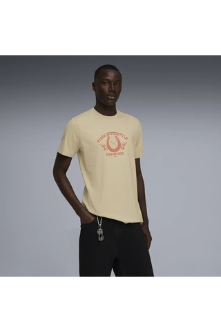 Puma Graphıc Tee Açık Kahve Erkek T-shirt Kahverengi