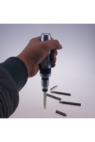 Symbee 7 Parça Çelik Saplı Darbe Tornavida Seti, Otomobil-motosiklet Tamiri İçin Krom Vanadyum Çelik Uçlar, Plastik Taşıma Kutusu Diğer