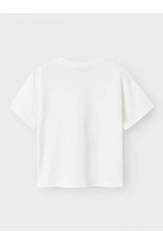 Name It Nkfdukko Ss Nreg Top Box Kız Çocuk T-shirt 13240652 Beyaz