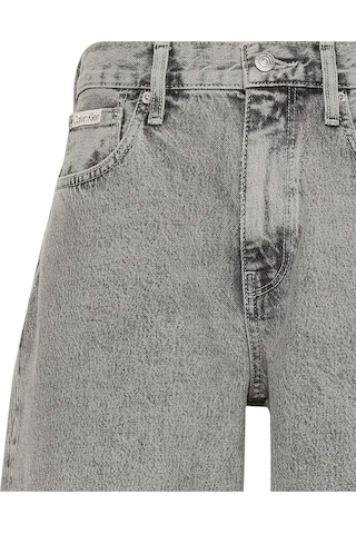 Calvin Klein The Wıde Leg Grey Sterlıng Kadın Gri Kot Pantolon-12565 Gri