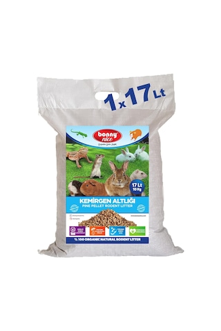 Bonnynice Bonny Nice Doğal Çam Pelet Tavşan Kafes Altlığı 10 Kg 20 Lt 1 Adet