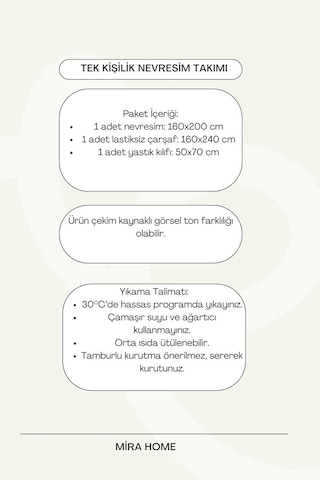 Sarı Yaprak Desenli Pamuklu Tek Kişilik Nevresim Takımı Çok Renkli