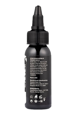 Dynamic Ganga Black Siyah Tattoo Dövme Boyası 1 Oz / 30 Ml Ultra Yoğun Pigment
