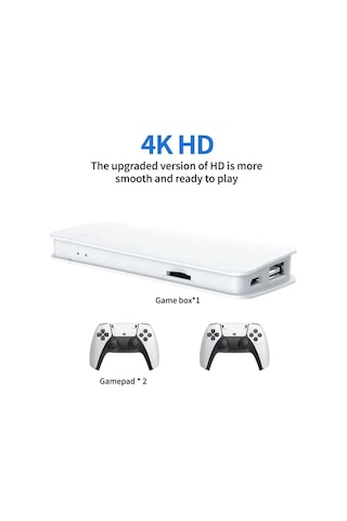 Hd 4k Oyun Konsolu 2.4ghz Tv Game Pad Wireless Oyun Kolu Çift Kol Tv Oyun Konsolu