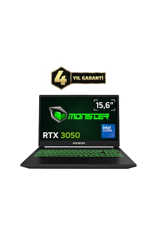 Monster Abra A5 V22.5.2 Core 7 230H 32 GB 1 TB SSD 4 GB RTX3050 15.6" Free Dos Dizüstü Bilgisayar
