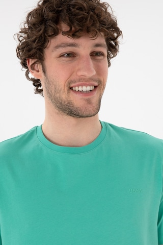 U.S. Polo Assn. Erkek Regular Fit Bisiklet Yaka Mint Basic Tişört 50305928-VR090