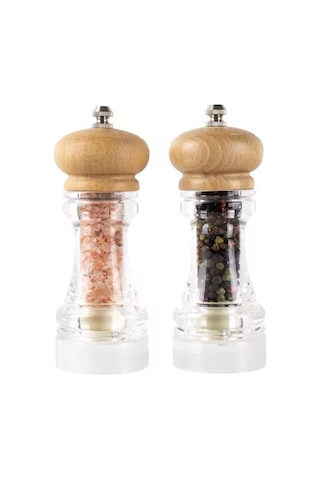 Bay Home Ahşap Akrilik Baharat Öğütücü-1360