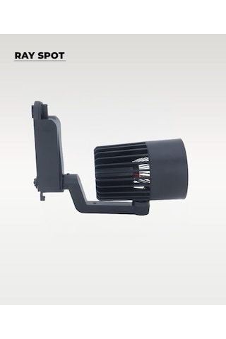 36w Siyah Ray Spot 6500k Beyaz Işık Led Ray Spot Aydınlatma Armatürü