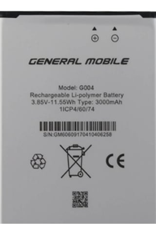 General Mobile Discovery Gm 6 Pil Batarya