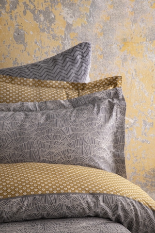 Çift Kişilik Paolina Gri Yatak Örtülü Nevresim Set Gri