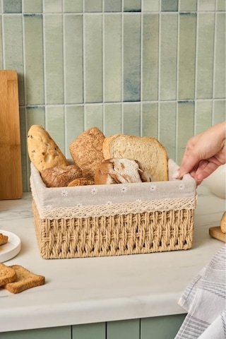 Karaca Olive Ekmek Sepeti 26 Cm Bej