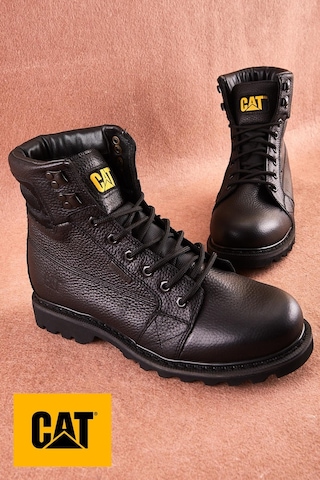 Caterpillar Black Baskılı Nubuk Hakiki Deri Kadın Bot & Bootie Cat1111122601 001