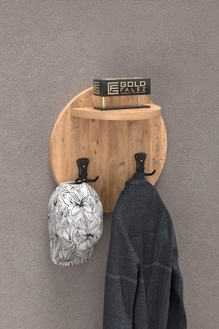 Askılık Duvar Elbise Askılığı Portmanto Üstü Ceviz Diğer