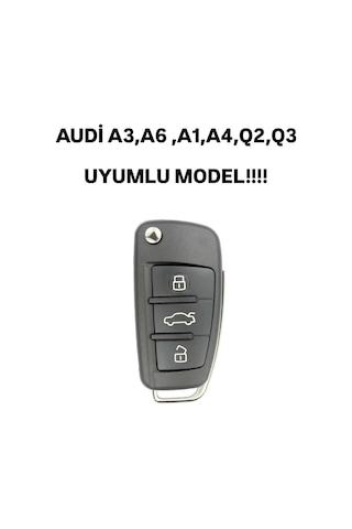 Audi A3 A6 ,a1 , A4 Q2 , Q3 Sıstalı Buton Anahtar Kumanda Koruma Kılıfı