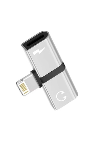 Powermaster Pm-18316 İphone Lightning Şarj Kulaklık Çevirici Adaptör Jack