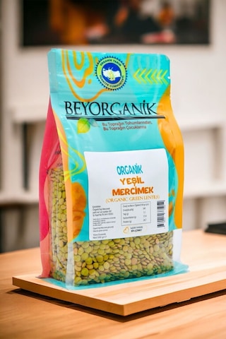Beyorganik Organik Yeşil Mercimek 500 G