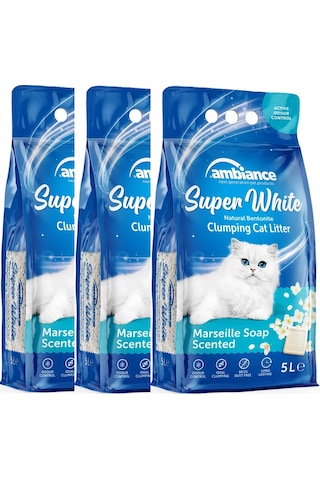 Ambiance Marsilya Sabunu Kedi Kumu 3 x 5 L