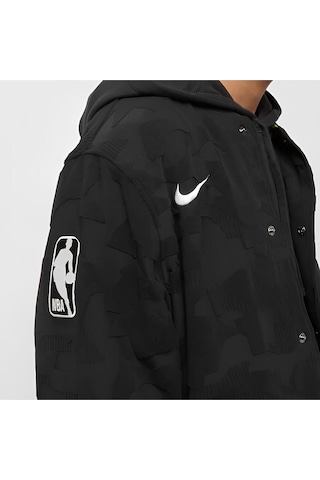 Team 31 Courtside Nba Lightweight Full-snap Fastener Erkek Ceket Siyah