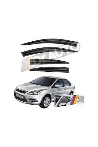 Ford Focus 2 2005-2011 Hb Sd Arası Cam Rüzgarlığı 4lü