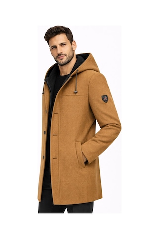 Classics Men Claassics Men Erkek Regular Fit Kaşe Kaban Ceket - 7530 HARDAL