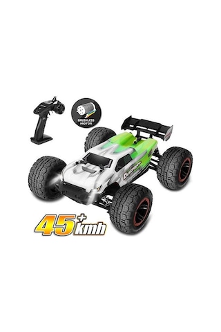 Haiboxing Rc 1/16 Destroyer 45+ Km/h Kumandalı Araba Rtr Elektrikli 4wd Brushless Fırçasız Truggy Truck Yeşil