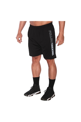 Kingsize Follow The King Stretch Şort Siyah Siyah