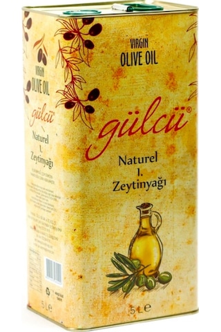 Gülcü Naturel Birinci Zeytinyağı Teneke 5 L