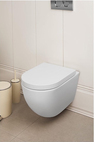 Housera Duroplast D Model Klozet Kapağı Beyaz