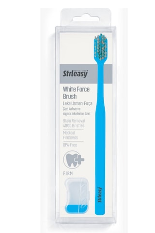 Strleasy White Force Diş Fırçası Sert Mavi Strleasy White Force Diş Fırçası Sert Mavi