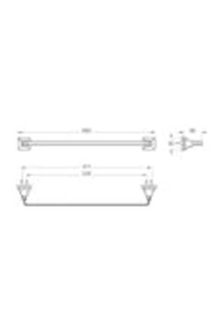A44733 Artema Elegance Uzun Havluluk Krom