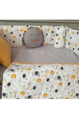 Park Beşik Uyku Seti - Kenar Korumalı 100%pamuklu