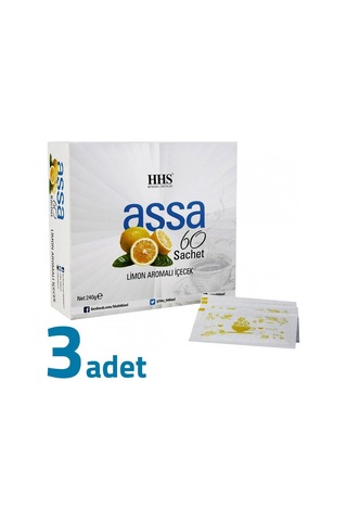 Hhs Assa 60 Sachet Limon Aromalı Bitki Form Çayı 3 x 240 G