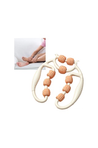 Skycity 9 Tekerlekli 360 Derece Bacak Kas Masaj Rulosu - Akşam Renkli, Vücut Geliştirme Aleti, Kas Yorgunluğu Giderici, Kolay Taşınabilir Abs Malzeme Çok Renkli