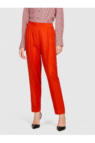 Sisley Liyosel Kemerli Jogger Pantolon Kadın Turuncu Pantolon - 323a4bjflf00s