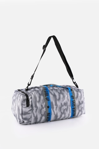 İcone Bag Çocuk Yıldız Logolu Spor Çanta, Çocuk Spor Çanta, Fermuarlı Detaylı Çocuk Spor Çanta Beyaz Kamuflaj