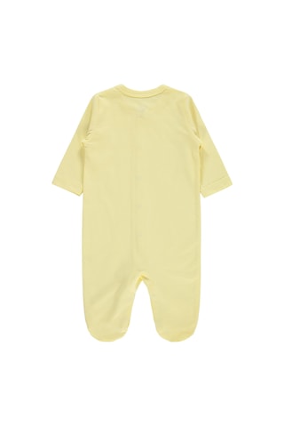 Civil Baby Yıldız Nakışlı 1-9 Ay Tulum - Sarı
