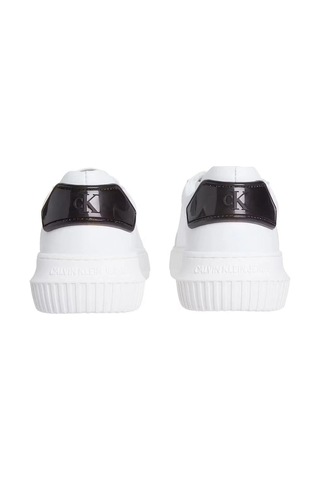 Kadın Chunky Cupsole Ru Patch Lth Wn Sneaker - Beyaz-8673 Bright White/black