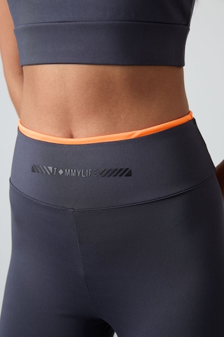 Tommylife Antrasit Esnek Standart Fit Performans Kadın Tayt Takım - 95333