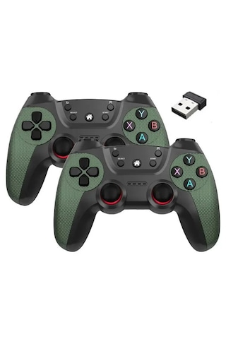 Hk Tech Gamepad Çiftli Tv Pc Uyumlu Oyun Konsolu 2.4ghz
