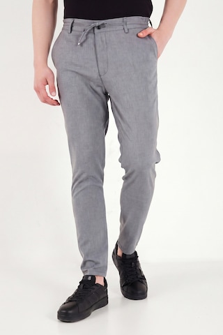 Buratti Slim Fit Dar Paça Bağlamalı Pantolon Erkek Pantolon 6843657 Gri