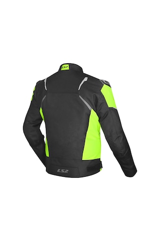Ls2 Zoom Erkek Motosiklet Mont Siyah-neon Sarı
