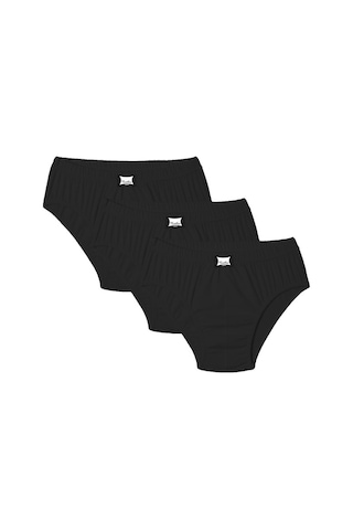 Tutku 6'Lı Slip Penye Yüksek Kalite Erkek Külot Siyah