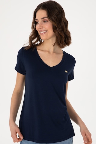 U.S. Polo Assn. Us. Polo Assn. Kadın Tişört 50300829-vr033 Lacivert